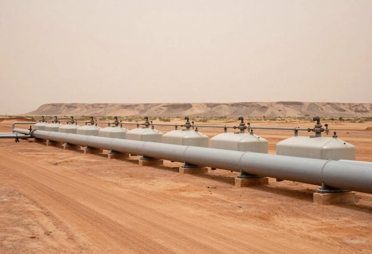 Instalación de Tecpetrol en Vaca Muerta